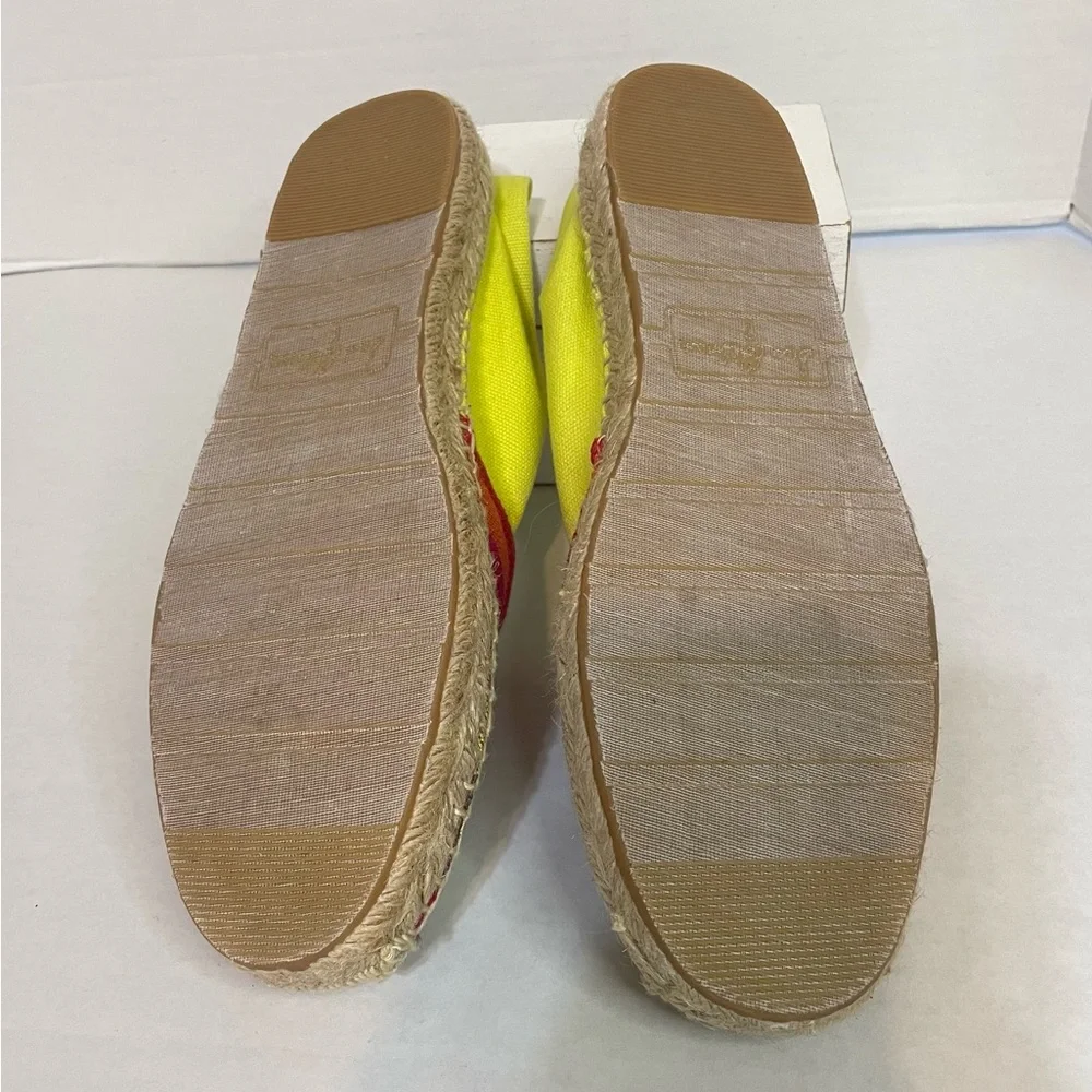 Sam Edelman Verona Espadrille Slip On Canvas Summer Flat in Multi Size 8